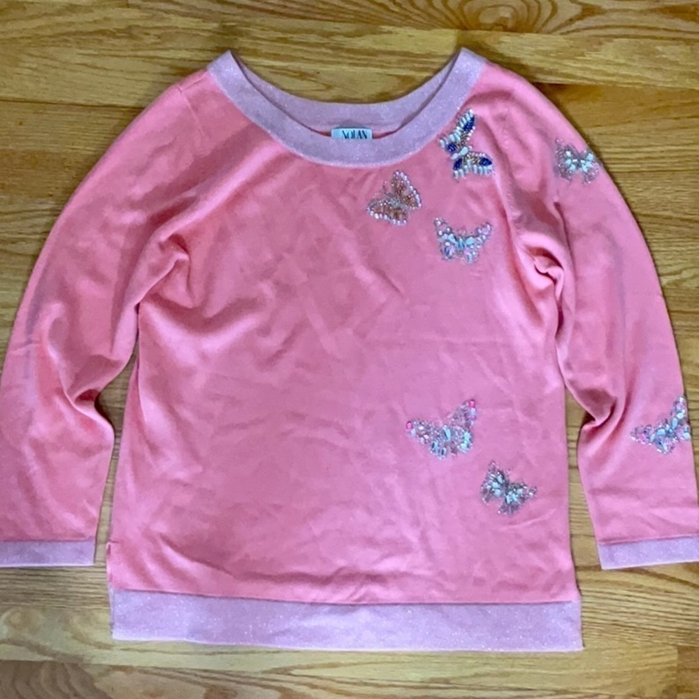 Vintage Nolan Miller Beaded Sweater